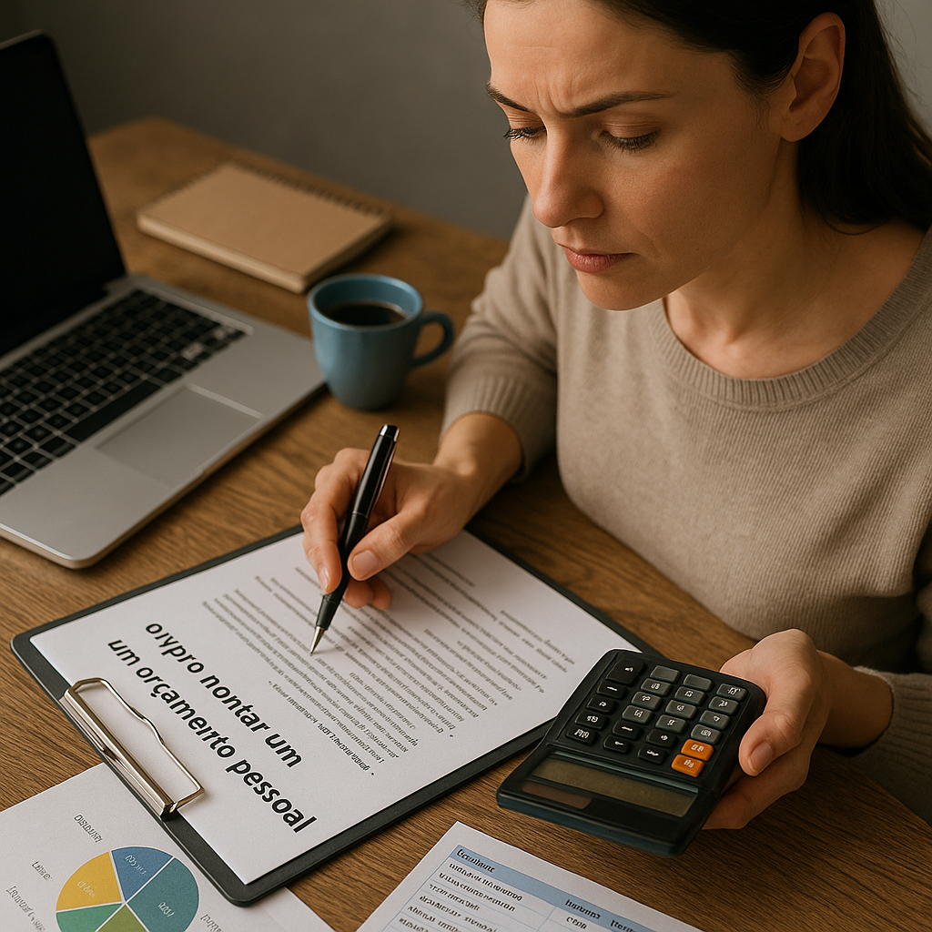 Como montar um orçamento pessoal eficiente